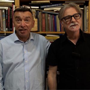 Saša Dmitrović i Tomo Vučinić iz Antikvarijata Mali neboder