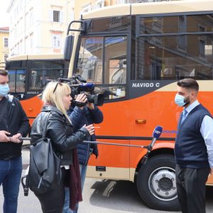 Predstavljanje deset novih autobusa Autotroleja